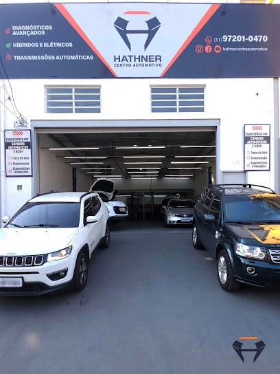 Hathner Centro Automotivo Especializado em Diagnósticos Avançados, Manutenção de Câmbio Automático e de Híbridos e Elétricos logo