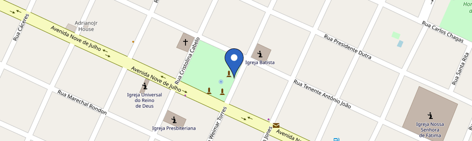 Mapa da estação Praça