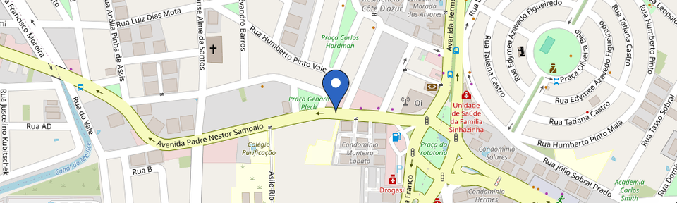 Mapa da estação Portal Escritório Virtual