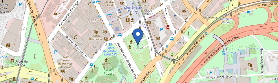 Mapa da estação Eletrobras by Zletric | Estapar Cinelândia
