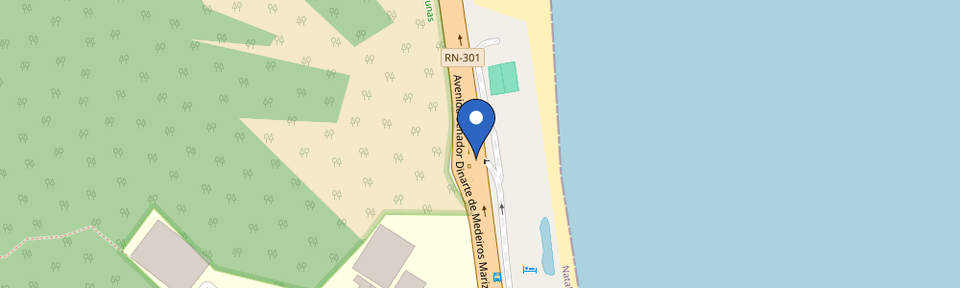 Mapa da estação Ocean Palace Beach Resort & Bungalows