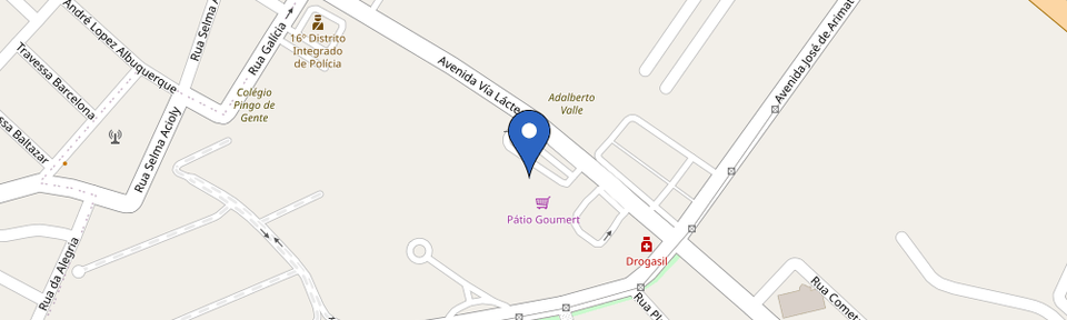Mapa da estação Pátio Gourmet