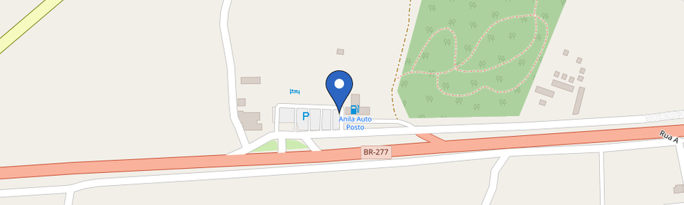 Mapa da estação Auto Posto Anila
