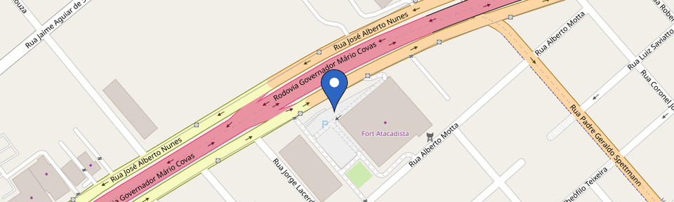Mapa da estação Fort Atacadista