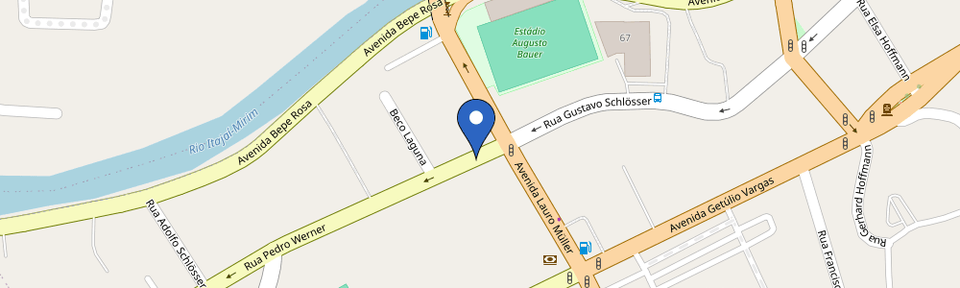 Mapa da estação Hotel Veneza