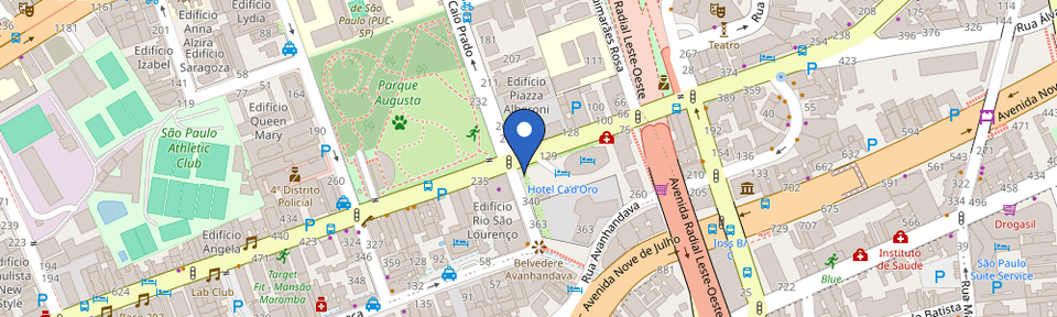 Mapa da estação Zletric | Ca'D'Oro Escritorios Executivos 1