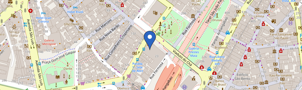 Mapa da estação Zletric | Shopping Light 1
