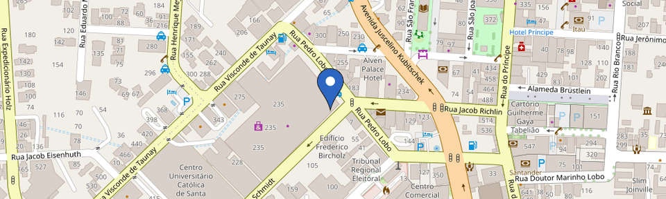 Mapa da estação Shopping Mueller