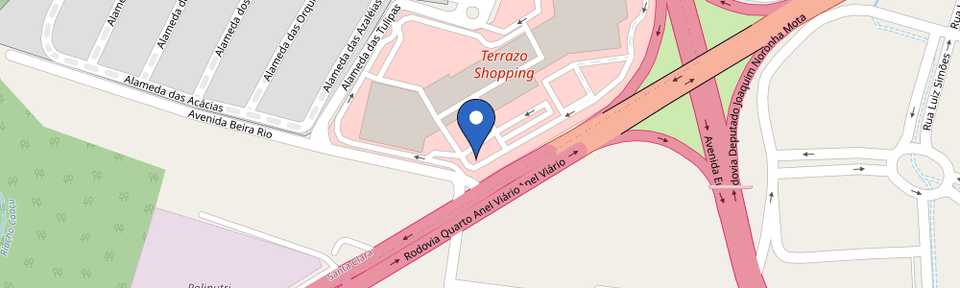 Mapa da estação Terrazo Shopping