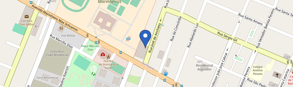 Mapa da estação Dimas Select - WeCharge Eletropostos
