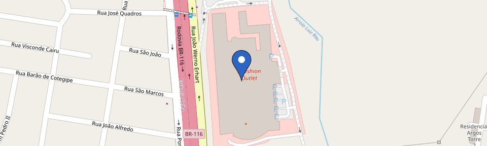 Mapa da estação iFashion Outlet Novo Hamburgo