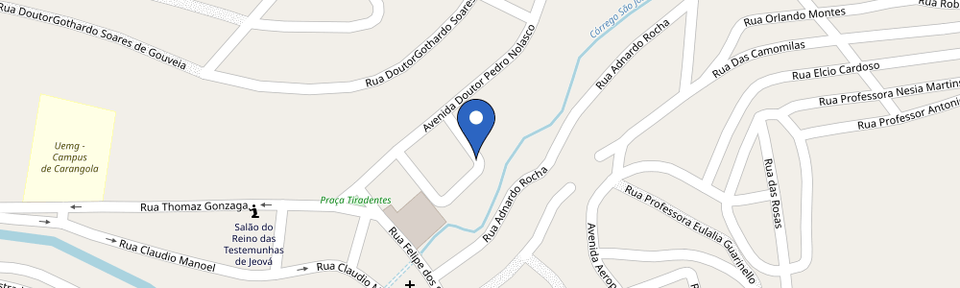 Mapa da estação Afrânio