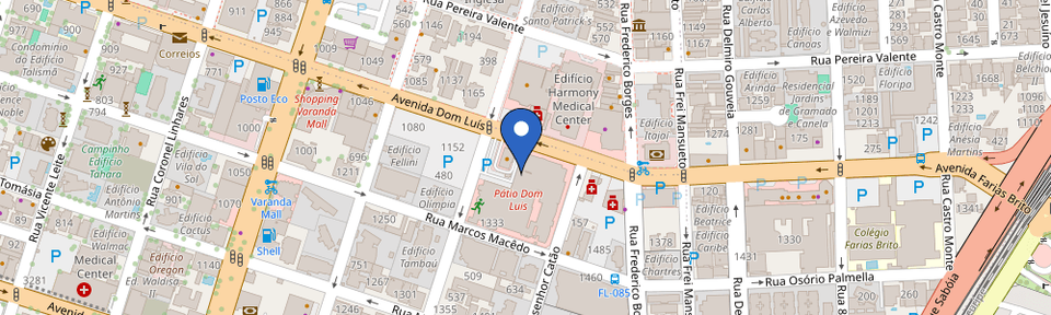 Mapa da estação Estação E.plug - Pátio Dom Luís