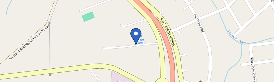 Mapa da estação Hotel Cedro Palace