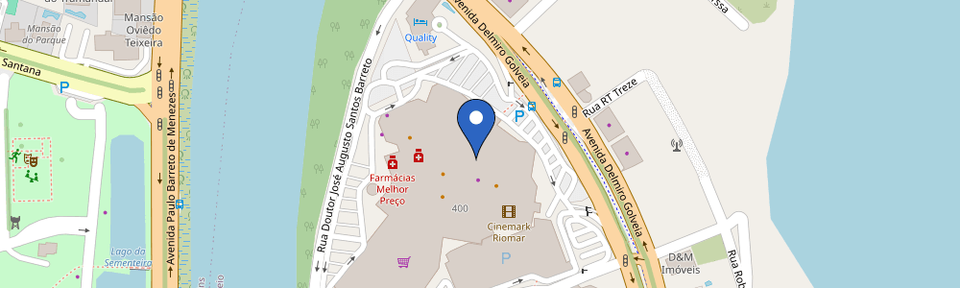 Mapa da estação BR Super Carga - Shopping RioMar - 60kW - Aracaju