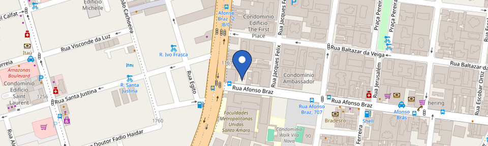 Mapa da estação Pontoon :: Afonso Braz Ed Ideal Office