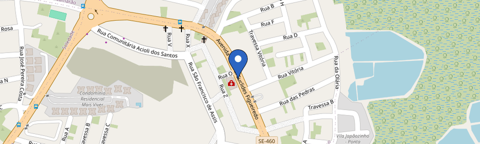 Mapa da estação Monteiros Ferragens