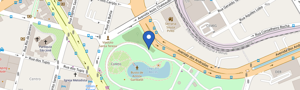 Mapa da estação P F NETO PETROLEO E COMBUSTIVEIS LTDA