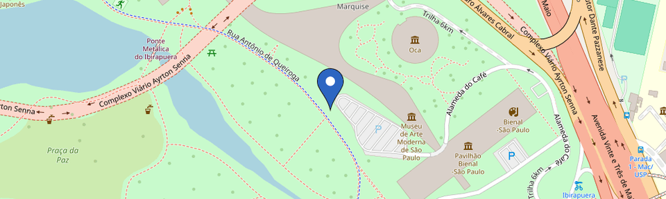 Mapa da estação Renault Mobilize parque Ibirapuera AC