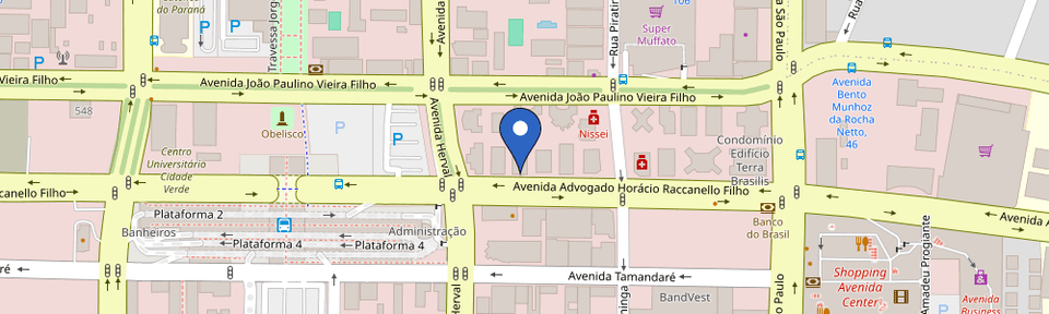 Mapa da estação Shell Recharge - Angeloni Maringá (50 kWh)