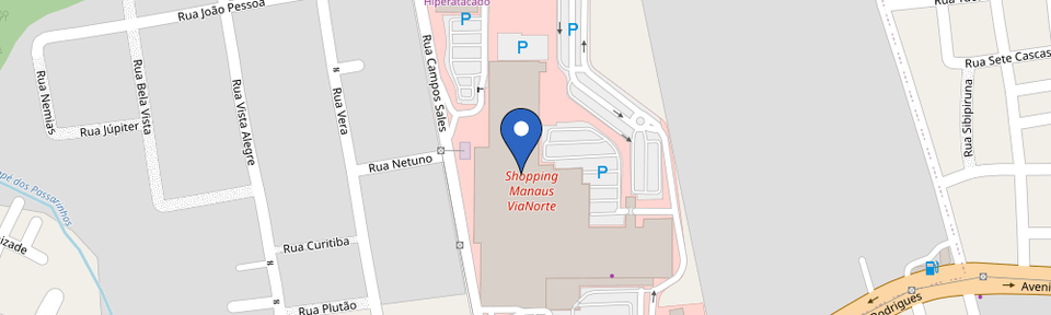 Mapa da estação Shopping Manaus ViaNorte