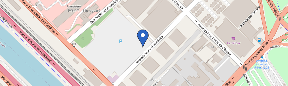 Mapa da estação Estacionamento Autovagas - Spark Arena