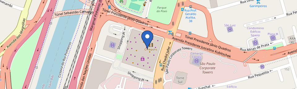 Mapa da estação VOLVO Station | JK Iguatemi Mall