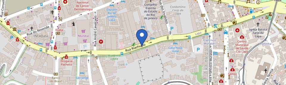 Mapa da estação Prédio sede PD7