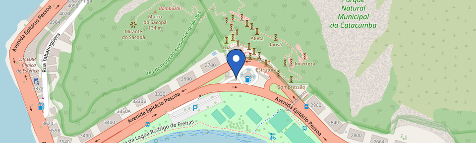 Mapa da estação Petrobras | Posto Lagoa 40 Anos