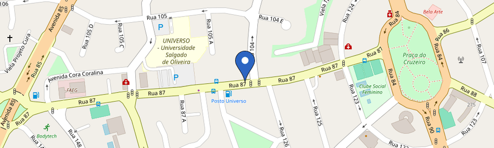 Mapa da estação Carga Rápida 22 kW/h Provenda