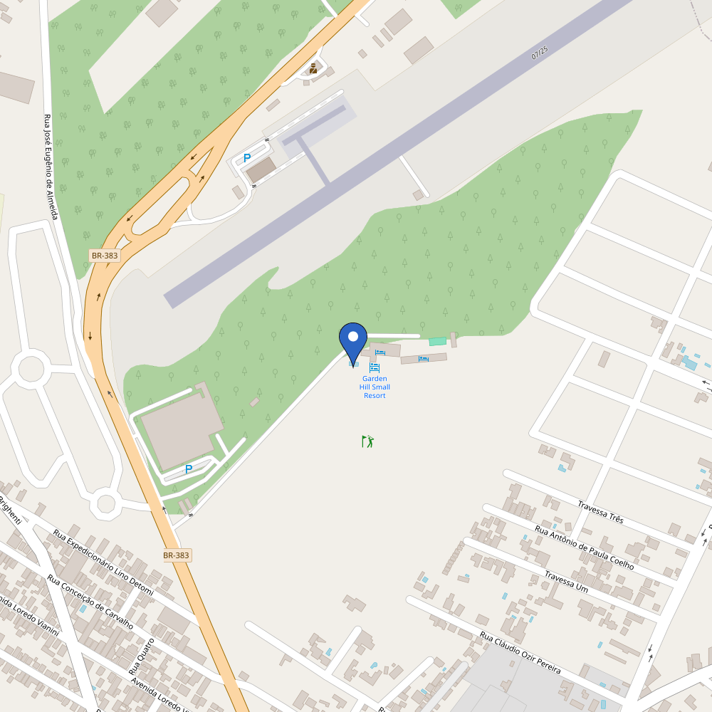 Mapa da estação ESTAÇÃO GARDEN HILL HOTEL E GOLFE