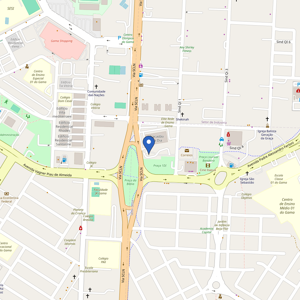 Mapa da estação Dia A Dia