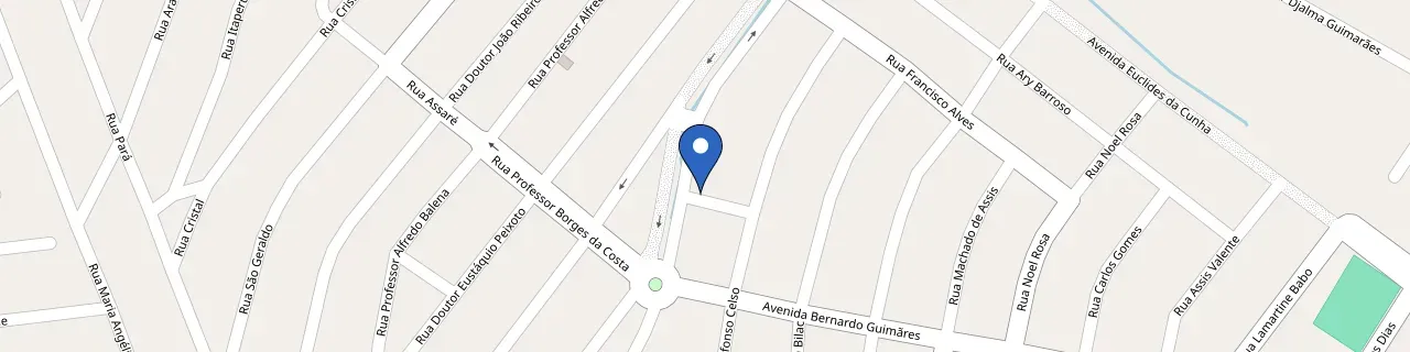 Mapa da estação Residência