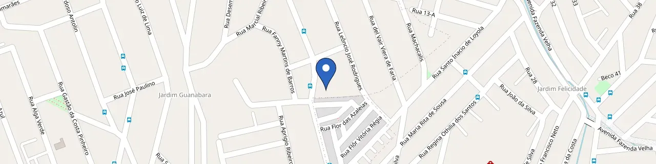 Mapa da estação Nova Rota Oficina