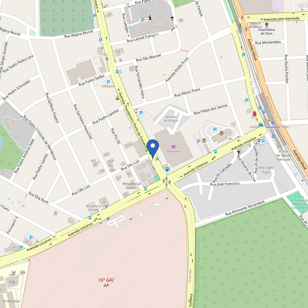Mapa da estação Macromix