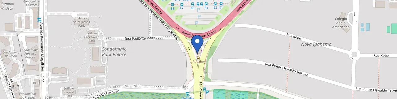 Mapa da estação Posto Trevo Da Barra - Digitalli