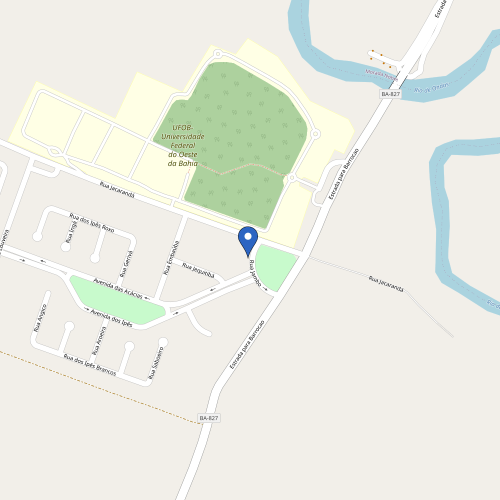 Mapa da estação R. da prainha, S/N, Barreiras - BA, 47810-047
