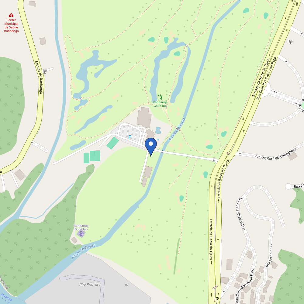 Mapa da estação Itanhangá Golf Club
