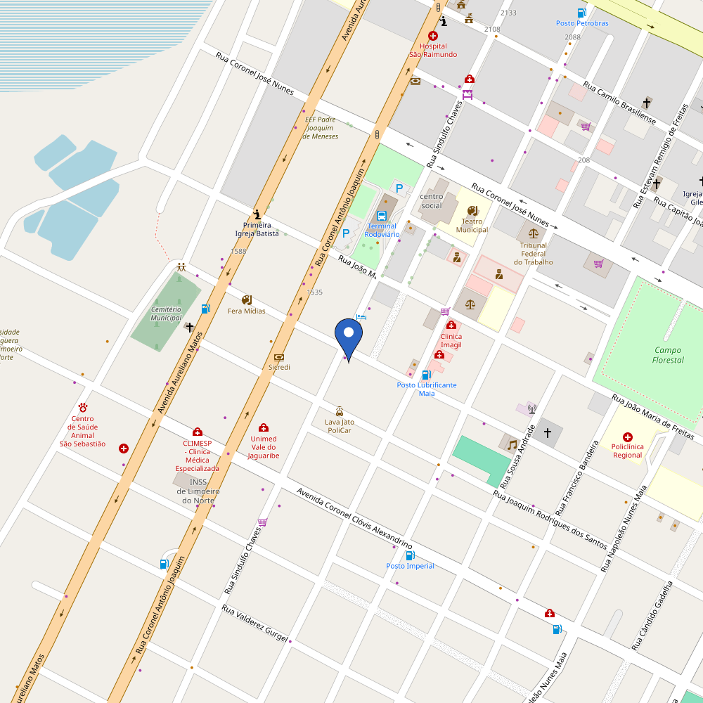 Mapa da estação Murano shopping