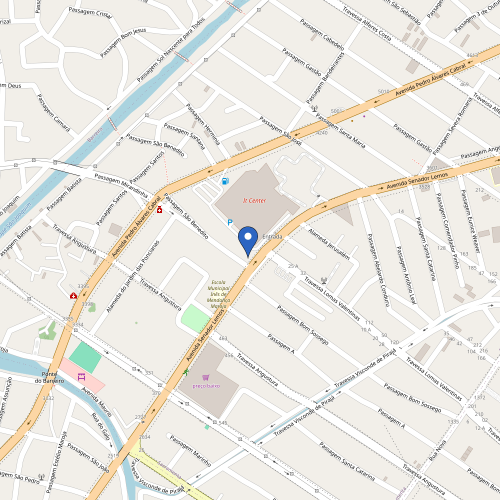 Mapa da estação JOY ENERGY BELÉM