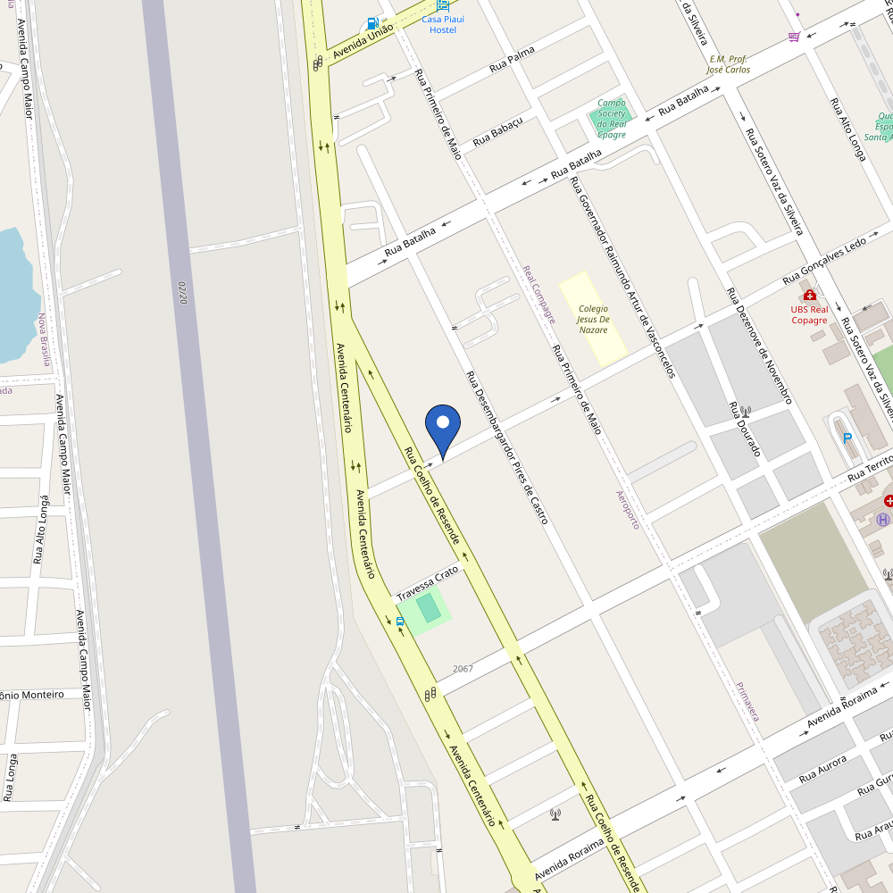 Mapa da estação DV PRODUÇÃO