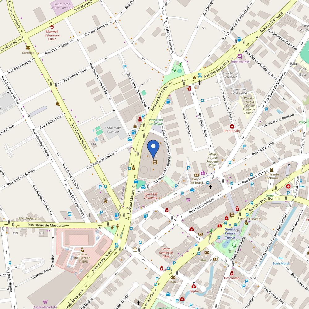 Mapa da estação Shopping Tijuca (G2)