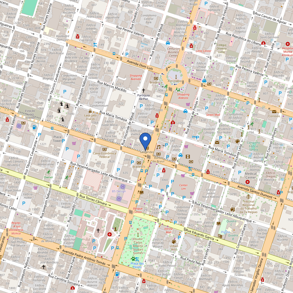 Mapa da estação BR Super Carga - #1 Centro Comercial Flavio Carneiro - 120 kW - Fortaleza-