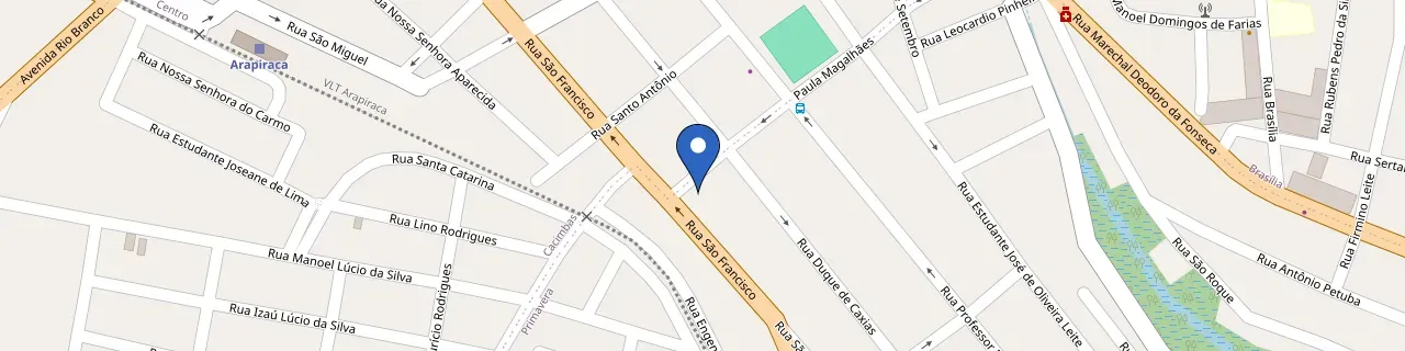 Mapa da estação Nordeste