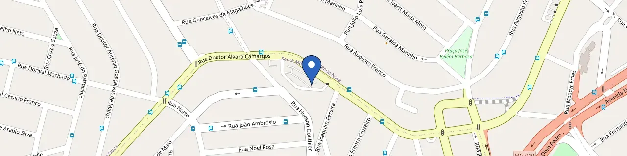 Mapa da estação Shopping Greem Plaza