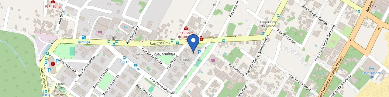 Mapa da estação Multi Shopping Sul