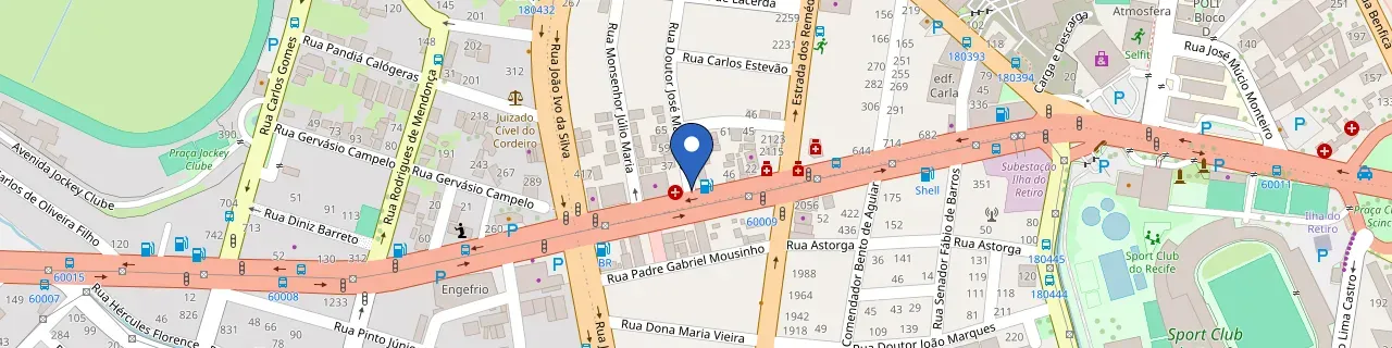 Mapa da estação Posto Ipiranga Vapt Mob