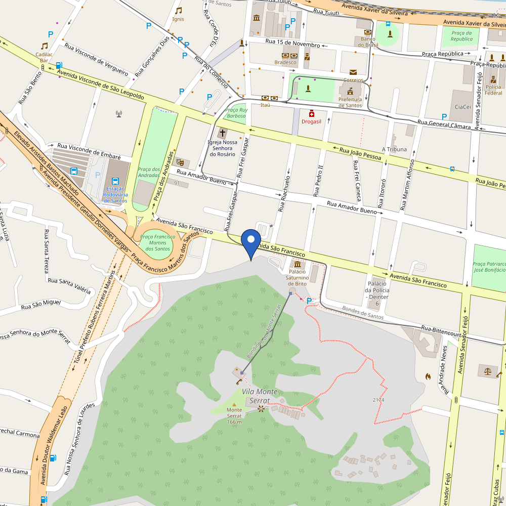 Mapa da estação Akta Motors