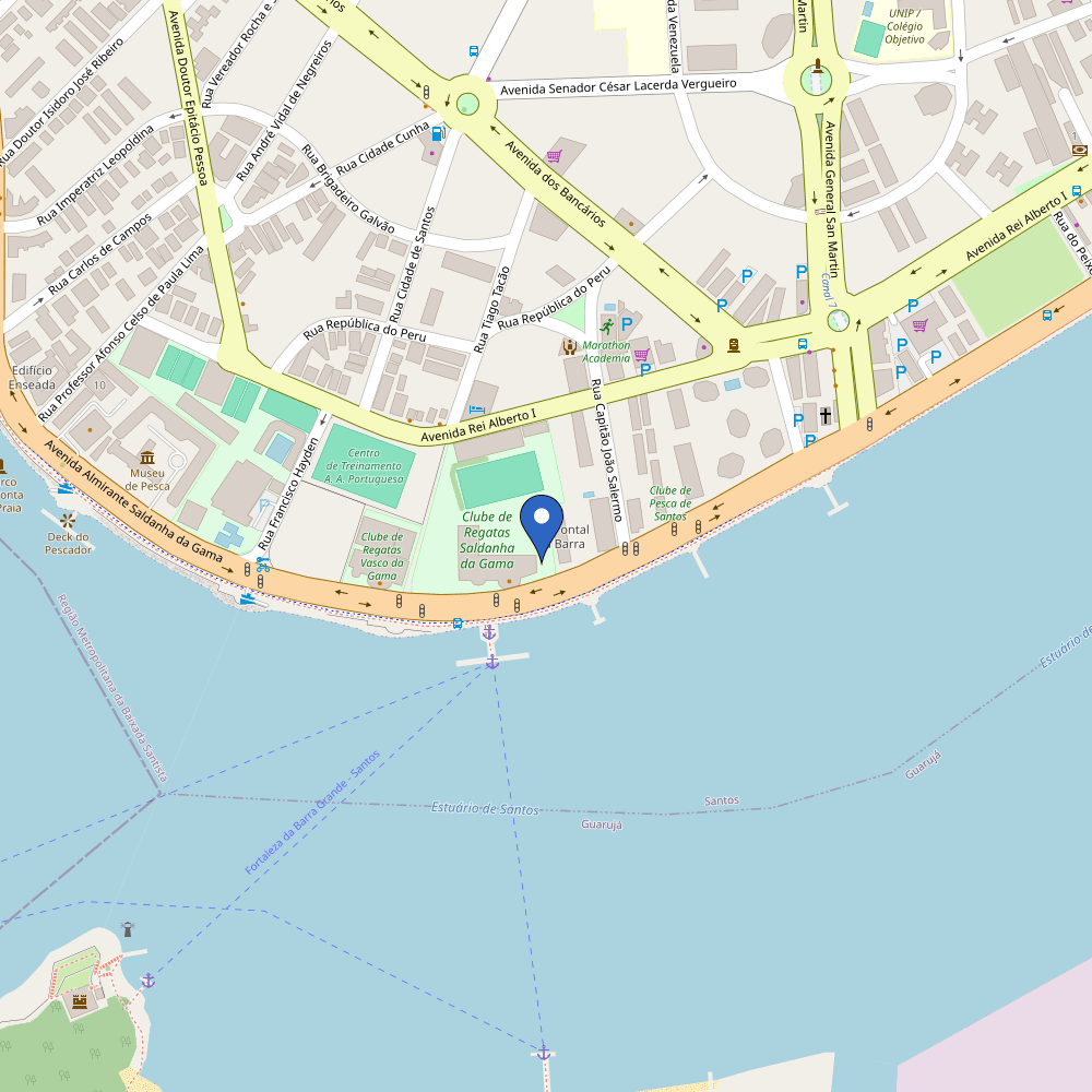 Mapa da estação Praticagem