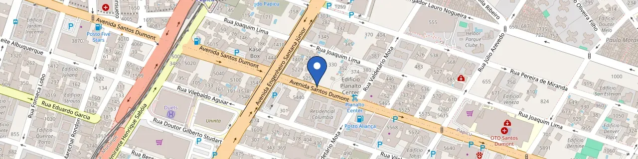 Mapa da estação DCC Energy - Posto Leal